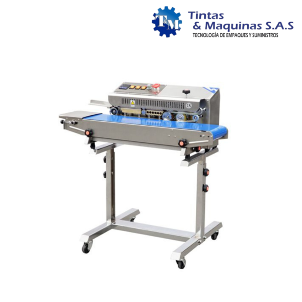 maquina selladora de banda continua con codificador