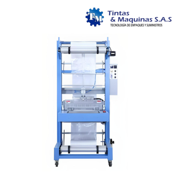 Selladora frontal o enfajadora para empaque industrial de diversos productos